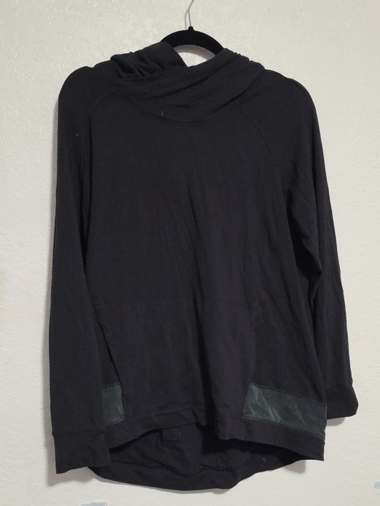 lululemon athletica Sweaters - lululemon athletica Black Long Sleeve Hooded Top